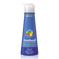 8X Laundry Detergent, Fresh Air, 20 oz Bottle
