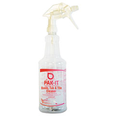 Empty Color-Coded Trigger-Spray Bottle, 32 oz,