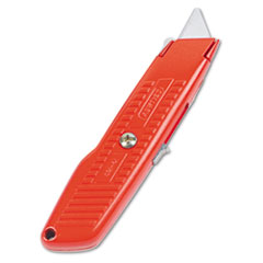 Interlock Safety Utility Knife w/Self-Retracting Round