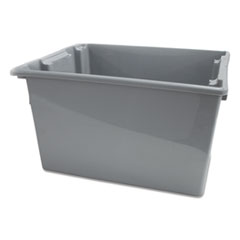 Palletote Box, 19.45gal, Gray