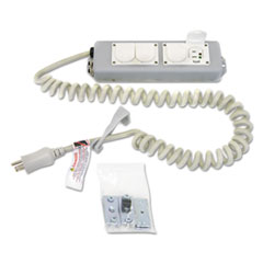4-Outlet Medical-Grade Power Strip, 15A, 120V, 4ft Cord,