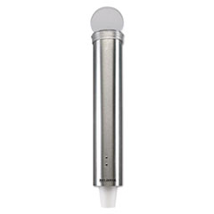 Small Pull-Type Water Cup Dispenser, Stainless Steel
