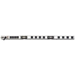 Foldable Vertical Power Strip w/2 Pivots, 12 Outlets, 1 1/2
