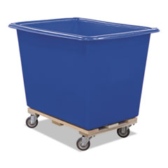 12 Bushel Poly Truck with Hardwood Base, 30 x 40 x 34,