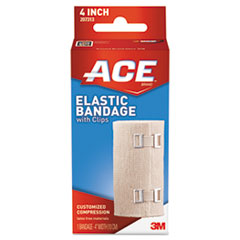Elastic Bandage with E-Z Clips, 4&quot; x 64&quot;