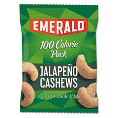 100 Calorie Pack Nuts, Jalapeno Cashews, 0.62 oz