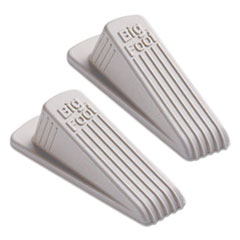 Big Foot Doorstop, No Slip Rubber Wedge, 2 1/4w x 4 3/4d