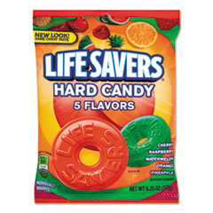 5 Flavors Hard Candy Bag, 6.25 ounce