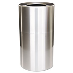 2-Piece Open Top Indoor Receptacle, Round, w/Liner,
