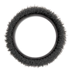 Orbiter Carpet Shampoo Brush, 12&quot; dia, Black