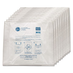Disposable Vacuum Bags, Hepa CC1, 10EA/PK