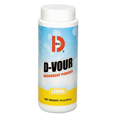 D-Vour Absorbent Powder, Canister, Lemon, 16oz,