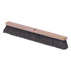Flo-Pac Fine Floor Sweeps, Black, 24&quot; x 3&quot;, Tampico,