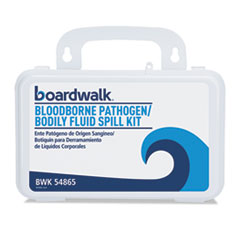 Bloodborne Pathogen Kit, 30 Pieces, 3&quot; x 8&quot; x 5&quot;, White