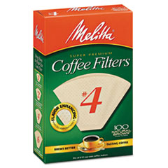 Coffee Filters, Natural Brown Paper, Cone Style, 8 to 12