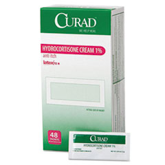 Hydrocortisone Cream, 0.007 oz Foil Packet, 48/Box