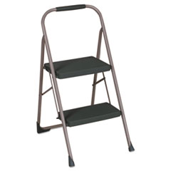 2-Step Big Step Folding Stool, 200lb, 22&quot; Spread,