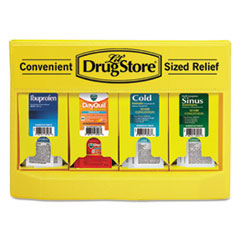 Cold and Flu Single Dose Dispenser, 170-Pieces,