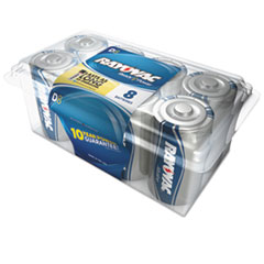 Alkaline Battery, C, 8/Pack