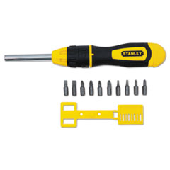 3 inch Multi-Bit Ratcheting Screwdriver, 10 Bits,