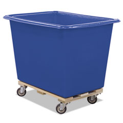 6 Bushel Poly Truck with Hardwood Base, 24 x 34 x 27,