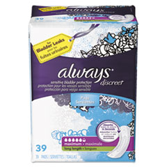 Discreet Sensitive Bladder Protection Pads, Maximum,