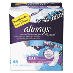Discreet Sensitive Bladder Protection Pads, Moderate,