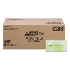 100% Recycled Convenience Pack Facial Tissue, White,