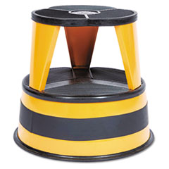 Kik-Step Steel Step Stool, 350 lb cap, 16&quot; dia. x 14