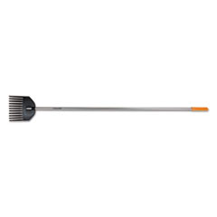 Shrub Rake, 8&quot; Head, 66&quot; Handle, Plastic/Aluminum,