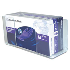 Wall-Mount Glove Box Holder, 1-Box, Acrylic, Clear, 11 x 3