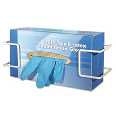Wire Wall-Mount Glove Box Holder, Holds 1-Horizontal or