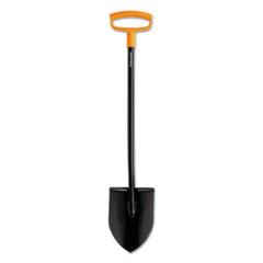 Steel D-handle Digging Shovel, Black