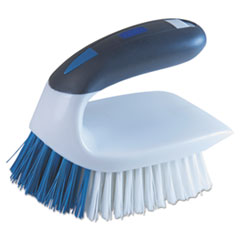 2-in-1 Iron Handle Brush, 2&quot; Bristles, 3&quot; Handle, White