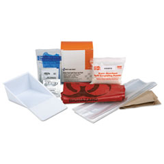 BBP Spill Cleanup Kit, 3.625&quot; x 4.312&quot; x 2.25&quot;