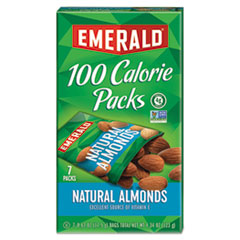 100 Calorie Pack All Natural Almonds, 0.63oz Packs, 7/Box