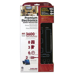 Home Entertainment Surge Protectors, 8 Outlets, 6 ft