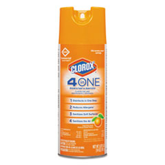 4-in-One Disinfectant &amp; Sanitizer, Citrus, 14oz
