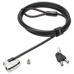 ClickSafe 2.0 Keyed Laptop Lock, 6ft Steel Cable,