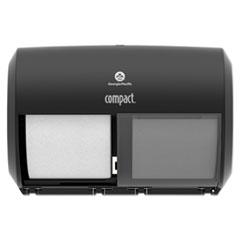 Compact Coreless Side-by-Side 2-Roll Tissue Dispenser, 11.5