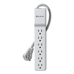 Home/Office Surge Protector w/Rotating Plug, 6 Outlets, 6