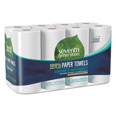 100% Recycled Paper Towel Rolls, 2-Ply, 11 x 5.4