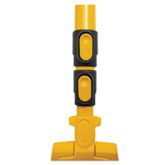 Collapsible Spill Mop Handle, Yellow, 22&quot; to 47.5&quot;,