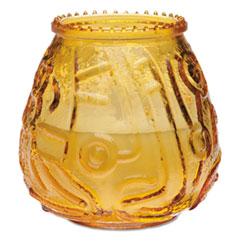 Euro-Venetian Filled Glass Candles, 45 Hour Burn, 3.65&quot;d