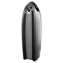 HEPA Type Tower, 195 sq ft Room Capacity, Black/Silver