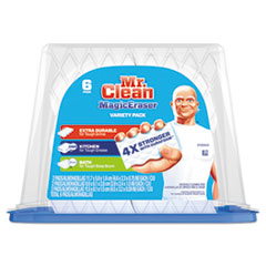 Magic Eraser Foam Pad, 2 2/5&quot; x 4 3/5&quot;, Variety Pack,