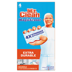 Magic Eraser Extra Durable, 4 3/5&quot; x 2 2/5&quot;, 4/Box