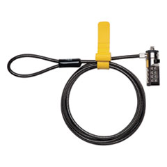 Combination Laptop Lock, 6ft Carbon Strengthened Steel