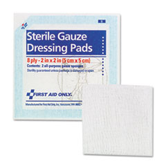SmartCompliance Gauze Pads, 2&quot; x 2&quot;, 5/Pack