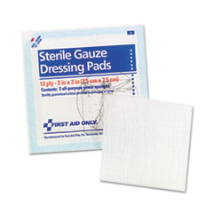 SmartCompliance Gauze Pads, 3&quot; x 3&quot;, 5/Pack